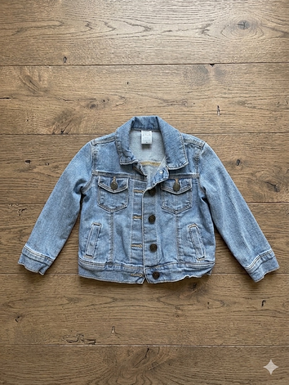 Carter's Light Blue Kids Denim Jean Jacket - Classic Button-Front